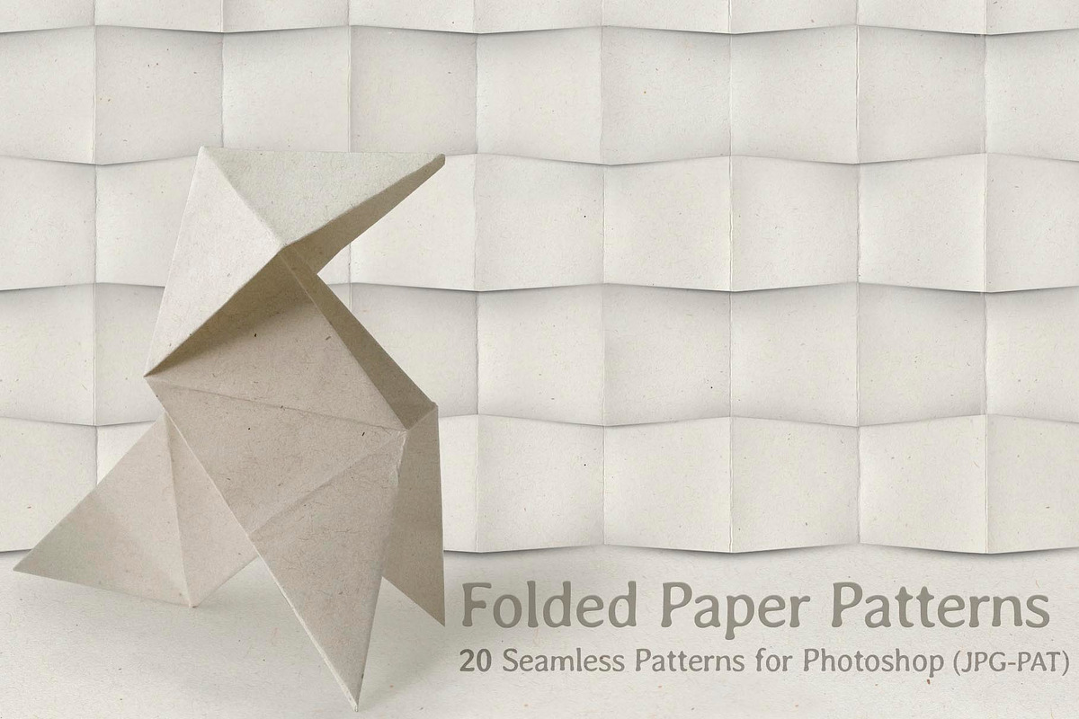 Folded paper patterns in Textures - product preview 8