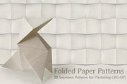 Folded paper patterns