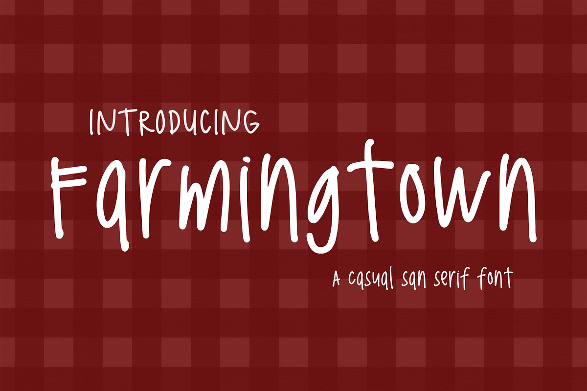Farmingtown in Sans-Serif Fonts - product preview 8