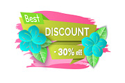 Best Spring Discount 30 Percent Off