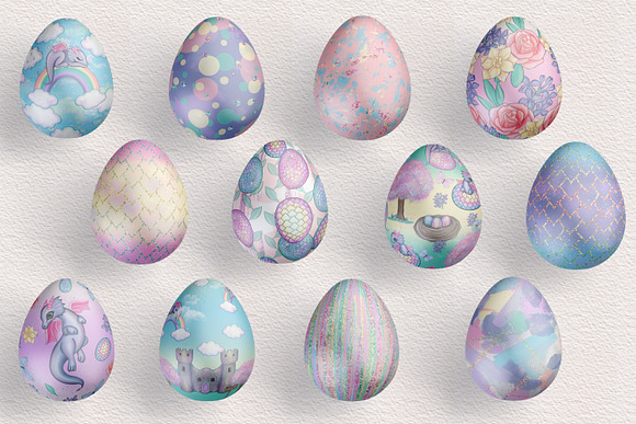 Dragon Land - Easter Seamless Papers in Patterns - product preview 8