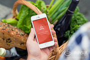 Mockup iPhone Food Marketplace “A”