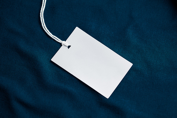 Clothes label tag blank mockup in Product Mockups - product preview 1