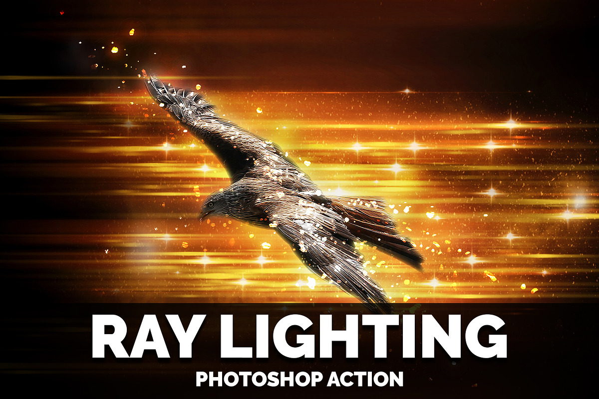 Ray Lighting photoshop action in Add-Ons - product preview 8