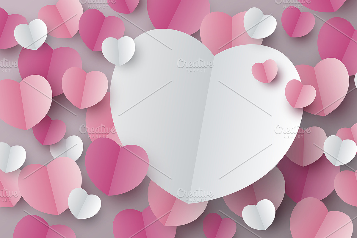Valentines day background design in Illustrations - product preview 8