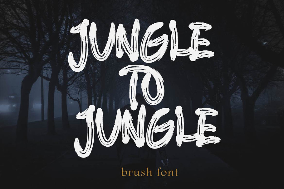JUNGLE TO JUNGLE in Blackletter Fonts - product preview 8