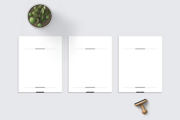 Minimal Letterhead Design in Stationery Templates - product preview 3