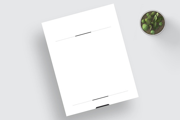 Minimal Letterhead Design in Stationery Templates - product preview 4