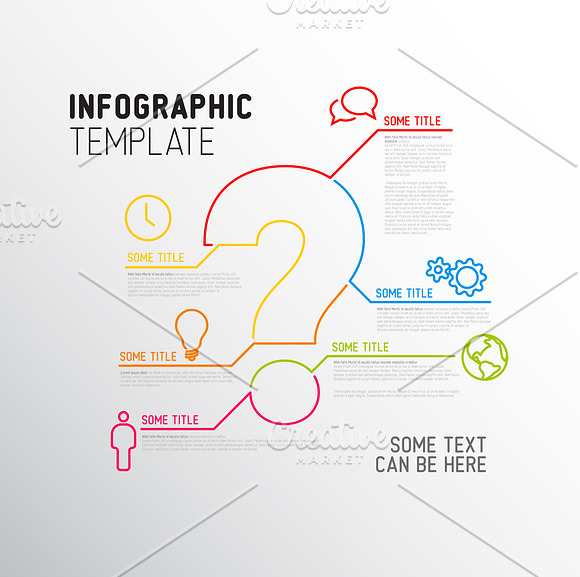 Infographic Template - Question Mark in Presentation Templates - product preview 1