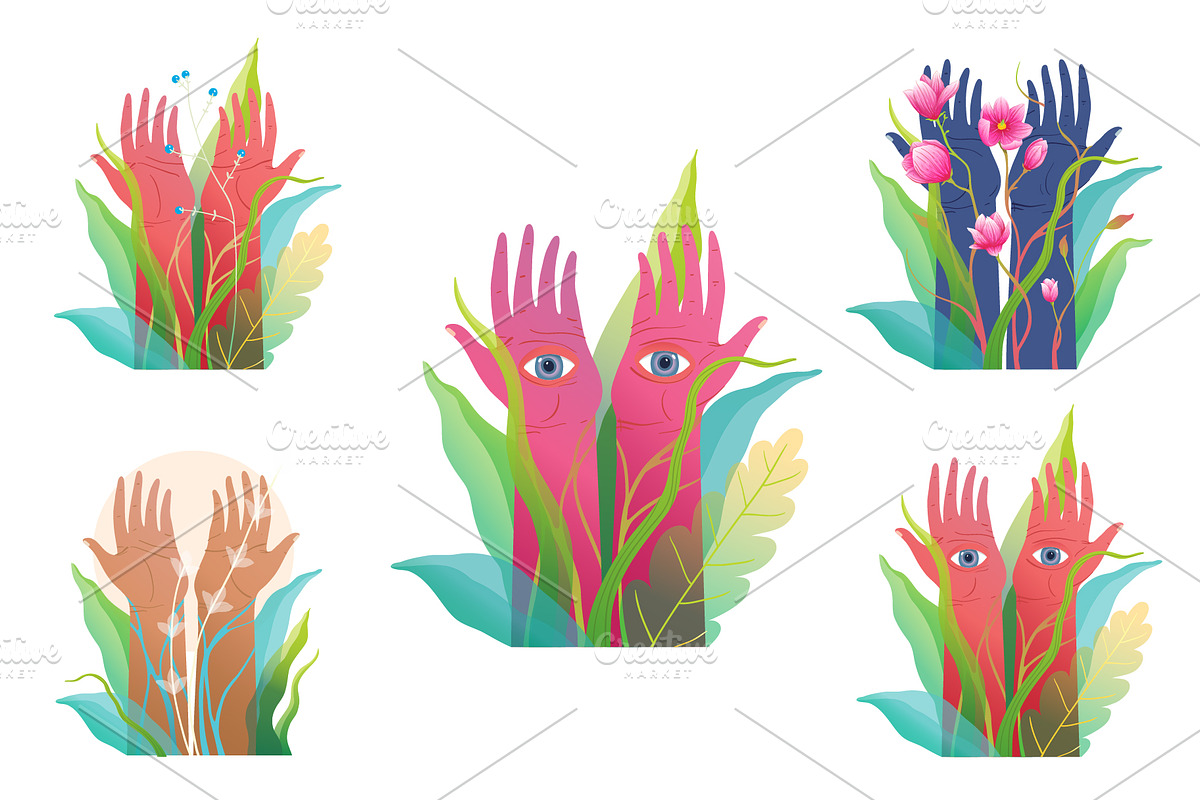 Magical Hands Collection in Illustrations - product preview 8