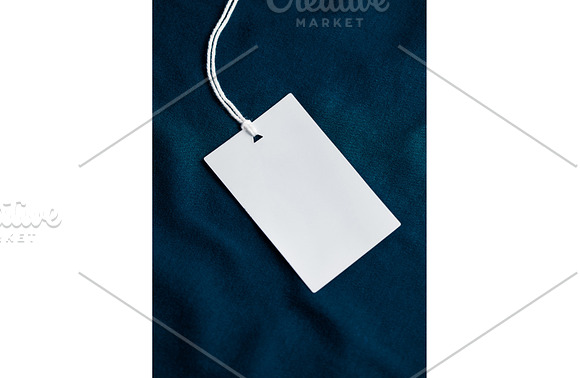 Clothes label tag blank mockup in Product Mockups - product preview 1