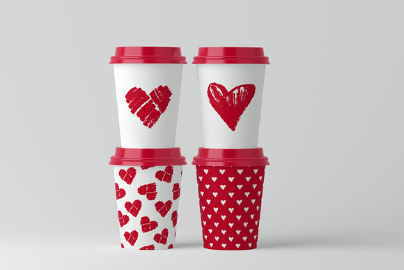 Heart Clipart & Heart Pattern. Love in Patterns - product preview 4