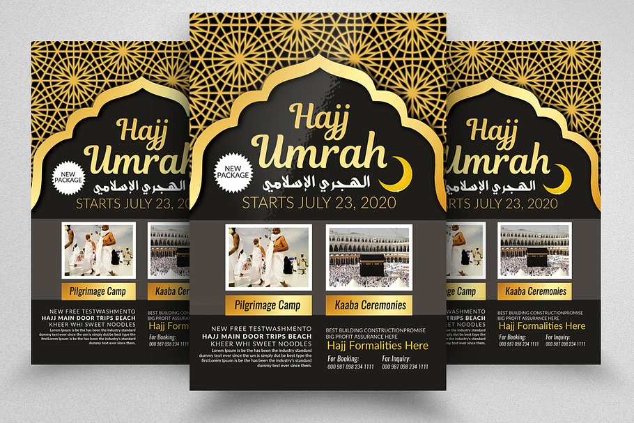 Umrah & Hajj Flyer Template in Flyer Templates - product preview 8