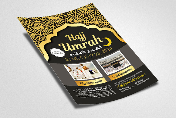 Umrah & Hajj Flyer Template in Flyer Templates - product preview 1