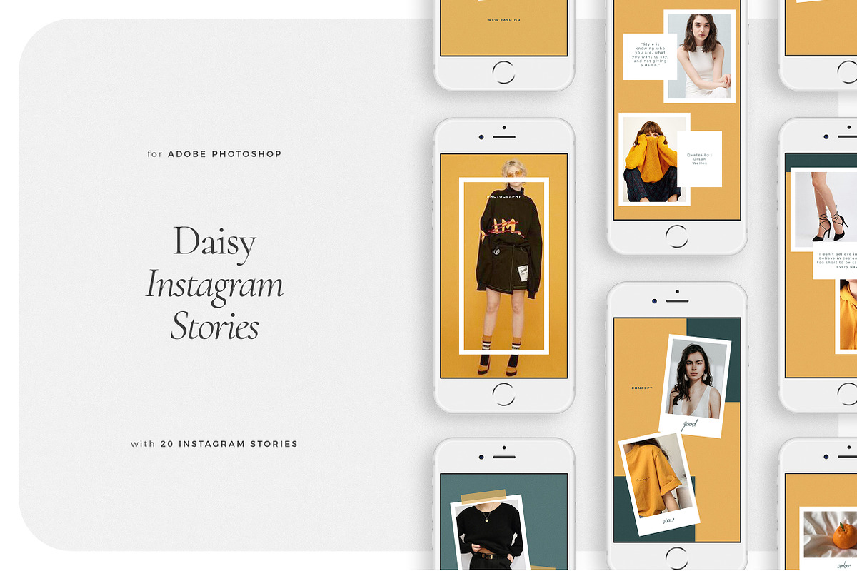 DAISY Instagram Stories in Instagram Templates - product preview 8