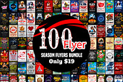 100-Party Flyers Bundle