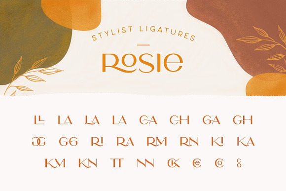 Rosie Sans - Gorgeous Typeface in Sans-Serif Fonts - product preview 5