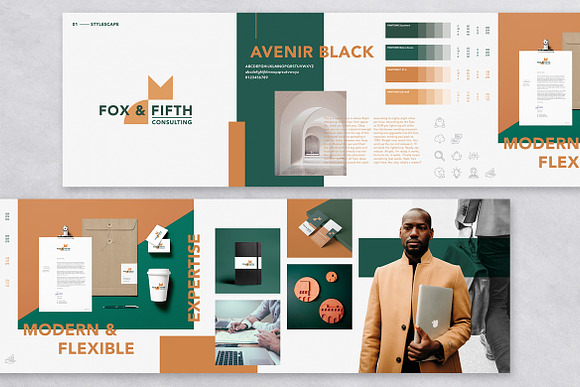 Stylescape / Moodboard Template in Branding Mockups - product preview 1