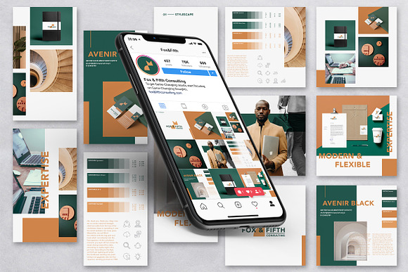 Stylescape / Moodboard Template in Branding Mockups - product preview 3