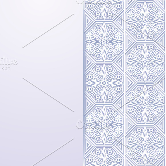 Traditional Floral Backgrounds Set in Illustrations - product preview 1
