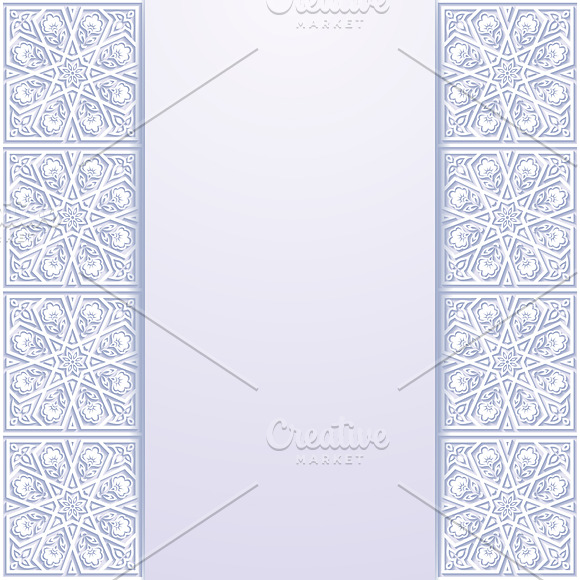 Traditional Floral Backgrounds Set in Illustrations - product preview 2