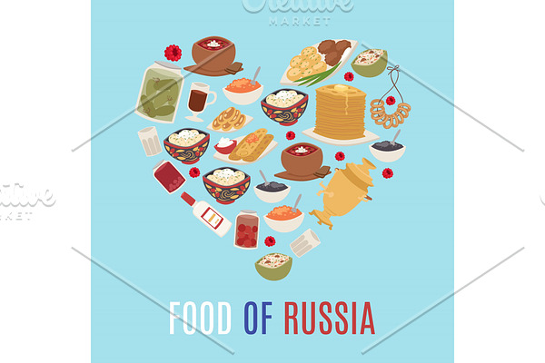 Russian cuisine and national food of