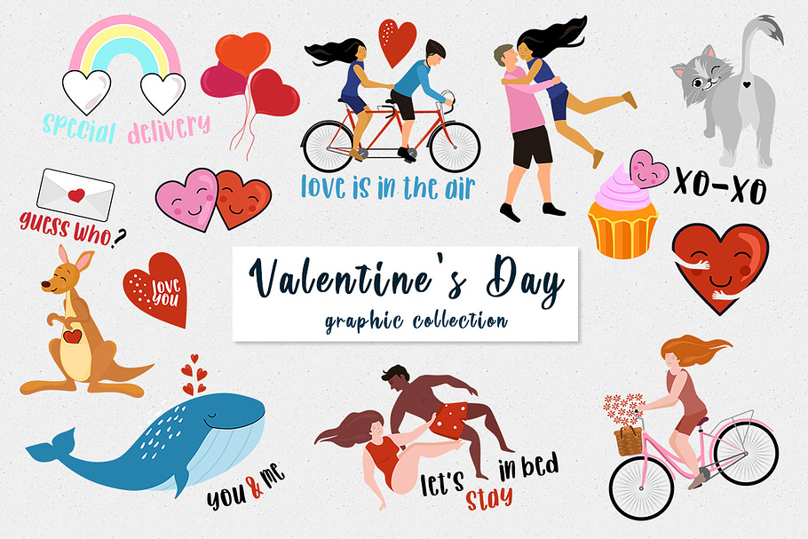 Valentine's Day vectors and cards