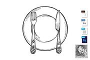 Tableware table setting