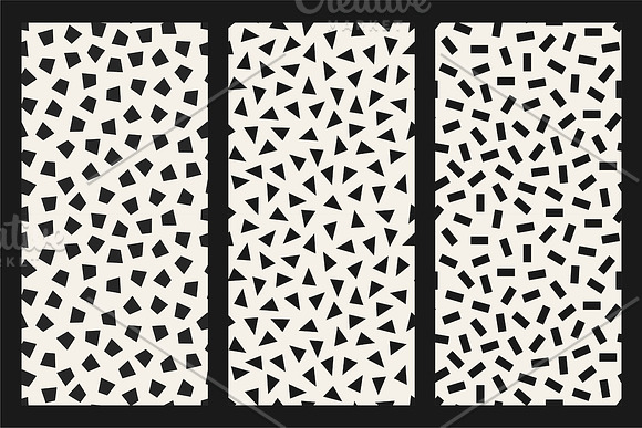 Minimal seamless monochrome patterns in Patterns - product preview 6