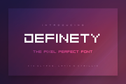 Definety: The Pixel Perfect Font