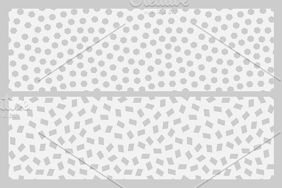 Trendy seamless patterns with shapes in Patterns - product preview 8