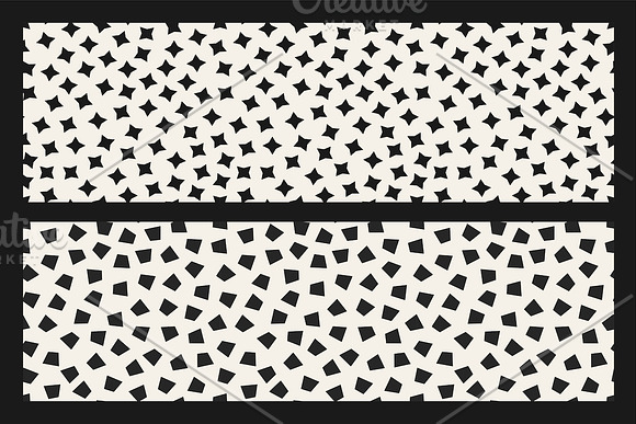 Trendy seamless patterns with shapes in Patterns - product preview 4