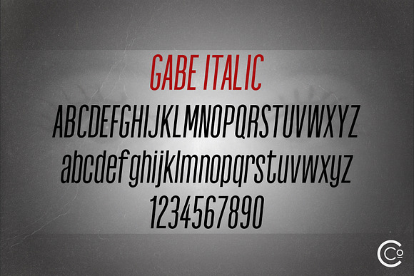 Gabe Sans - Tall Gothic Font Family in Sans-Serif Fonts - product preview 7