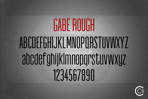Gabe Sans - Tall Gothic Font Family in Sans-Serif Fonts - product preview 8