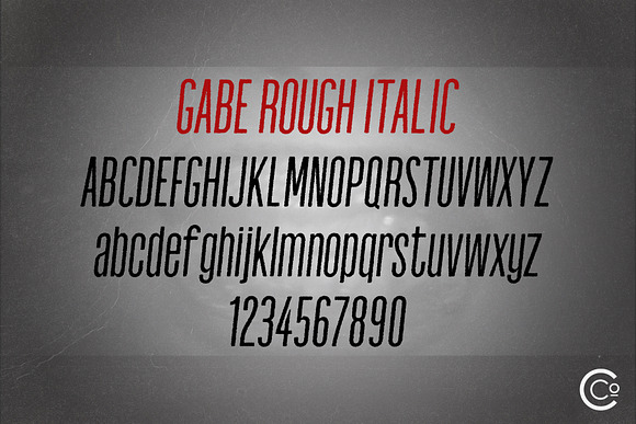 Gabe Sans - Tall Gothic Font Family in Sans-Serif Fonts - product preview 9
