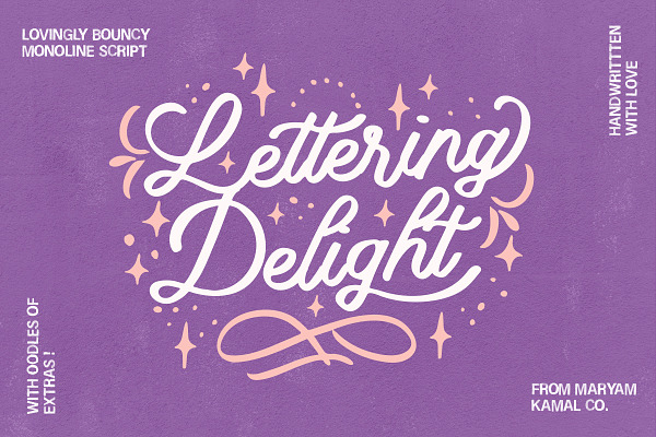 Lettering Delight Script Font