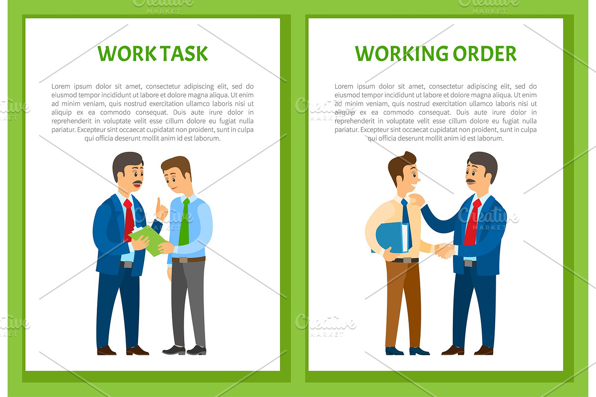 Working Order and Work Task Boss in Illustrations - product preview 8