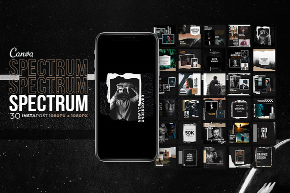 Spectrum Stories and Post | Canva in Instagram Templates - product preview 10
