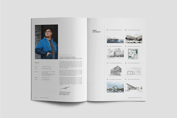 Architecture Portfolio/Brochure in Brochure Templates - product preview 1