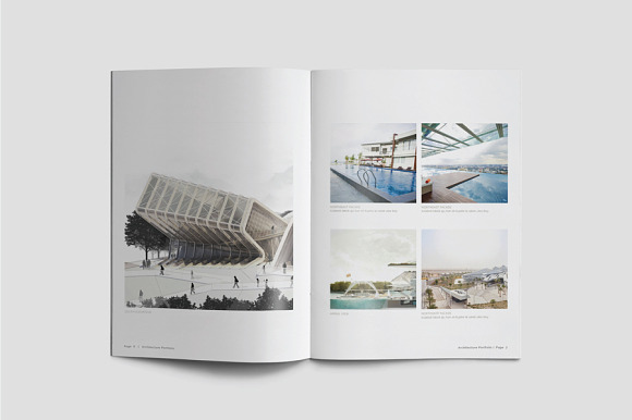 Architecture Portfolio/Brochure in Brochure Templates - product preview 3