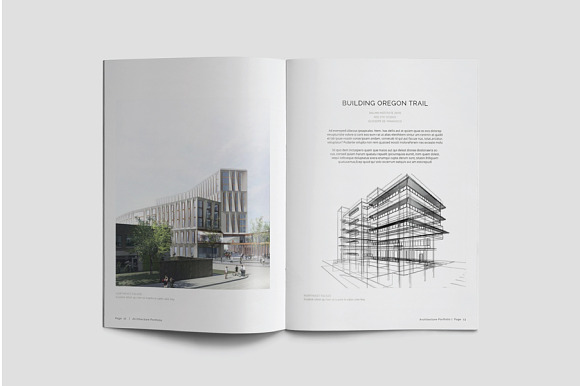 Architecture Portfolio/Brochure in Brochure Templates - product preview 6