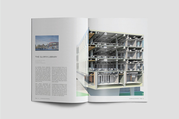 Architecture Portfolio/Brochure in Brochure Templates - product preview 12