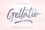 Gellatio - Chic Brush Font