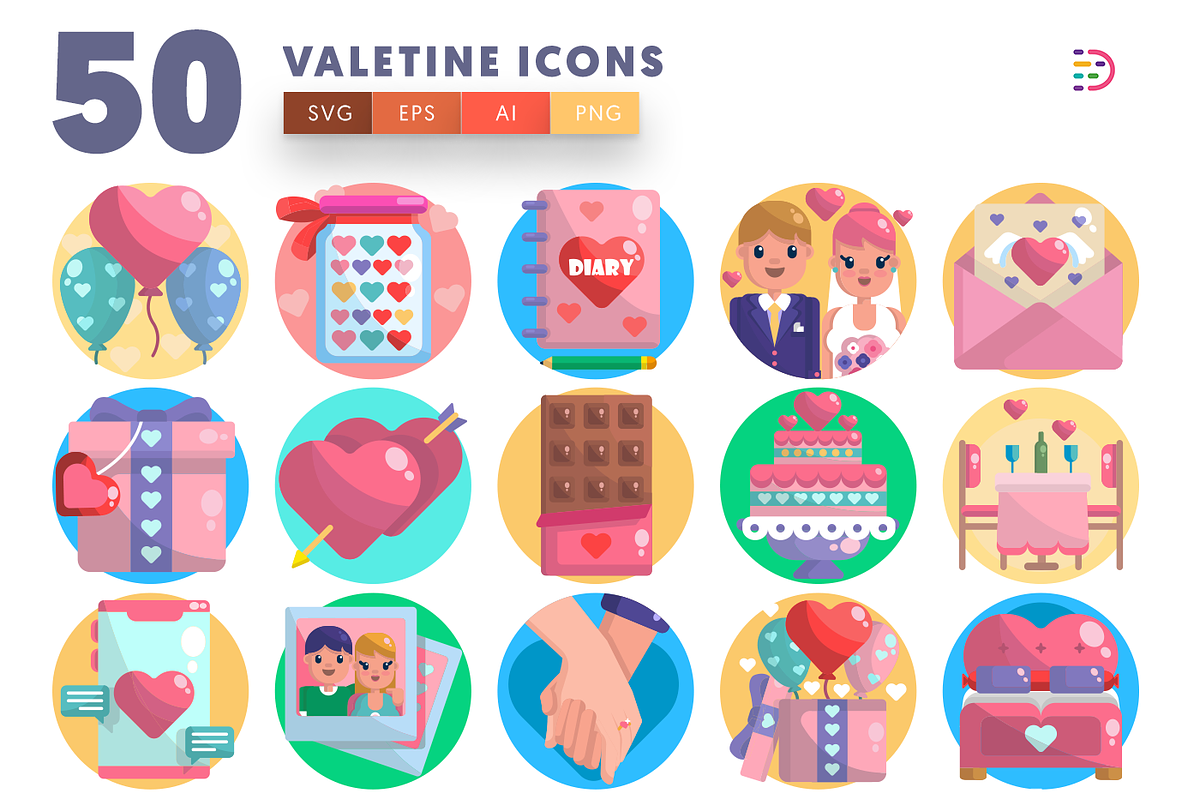 Valentine Icons in Icons - product preview 8