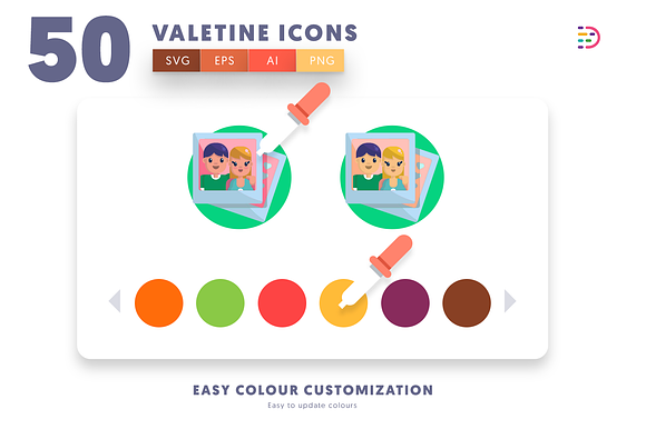 Valentine Icons in Icons - product preview 3