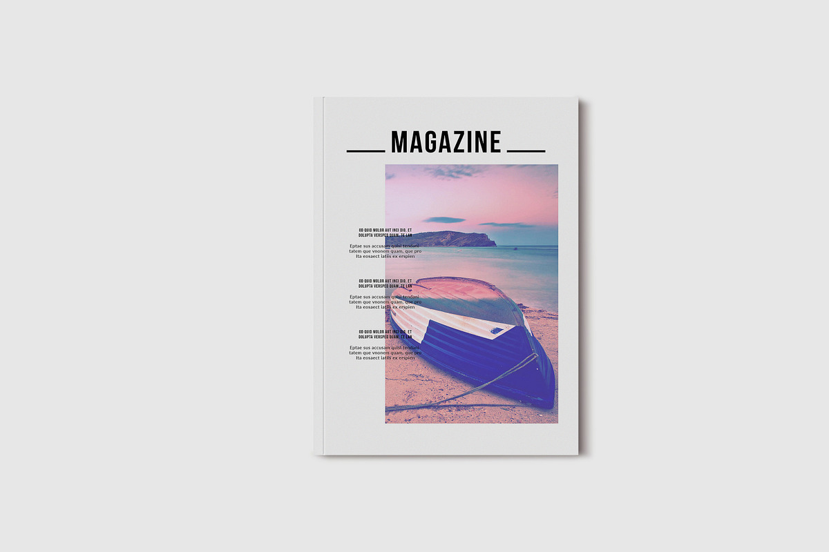Simple & Clean Magazine Tempalte IV in Magazine Templates - product preview 8