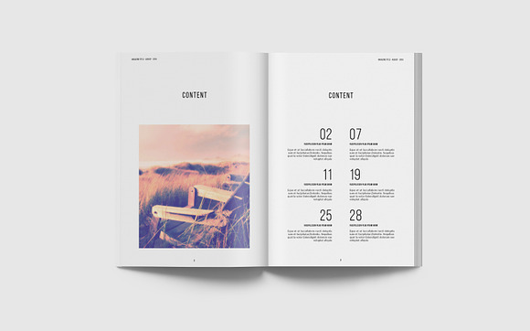 Simple & Clean Magazine Tempalte IV in Magazine Templates - product preview 1