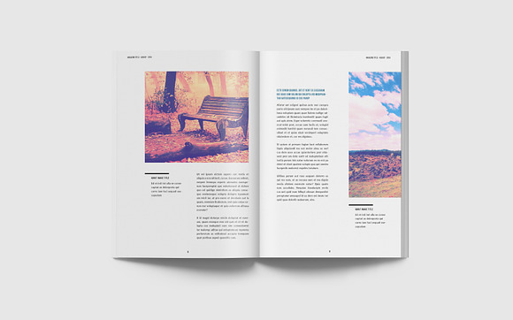 Simple & Clean Magazine Tempalte IV in Magazine Templates - product preview 2