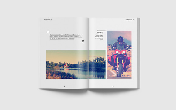 Simple & Clean Magazine Tempalte IV in Magazine Templates - product preview 9