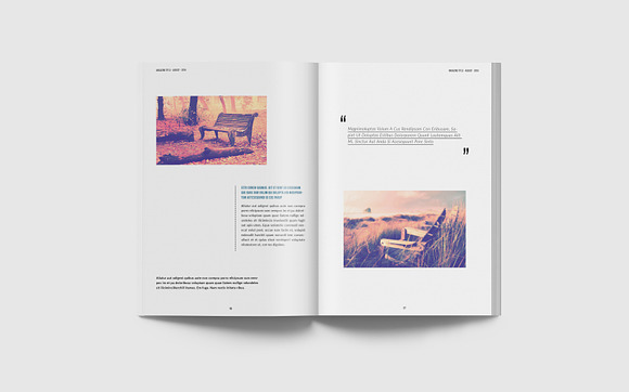 Simple & Clean Magazine Tempalte IV in Magazine Templates - product preview 10